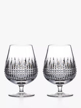 John Lewis Waterford Lismore Diamond Cut Glass Brandy Balloon Glasses, Set of 2, 510ml- Buy online at McGrocer