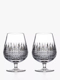 Waterford Lismore Diamond brandy balloon glasses 510ml - British product