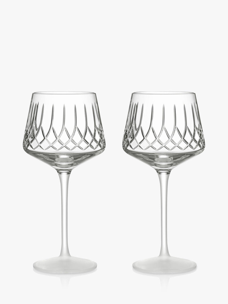 Waterford Crystal universal wine glass set of 2, 420ml, clear cut crystal (British brand)
