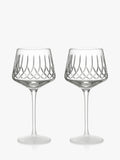 Waterford Crystal universal wine glass set of 2, 420ml, clear cut crystal (British brand)