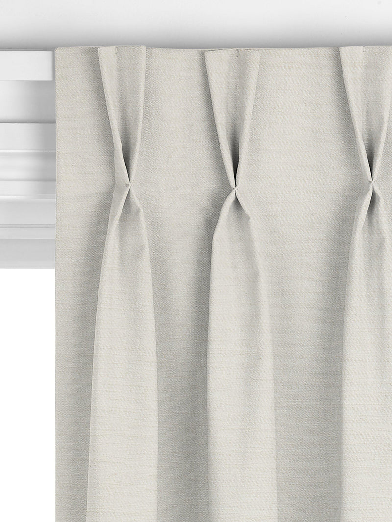 John Lewis made to measure curtains in oyster linen blend, imported from the UK