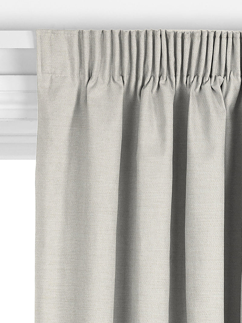 John Lewis made to measure curtains in oyster linen blend, imported from the UK