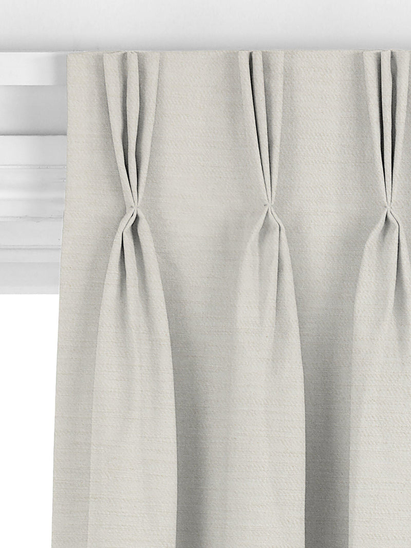 John Lewis made to measure curtains in oyster linen blend, imported from the UK