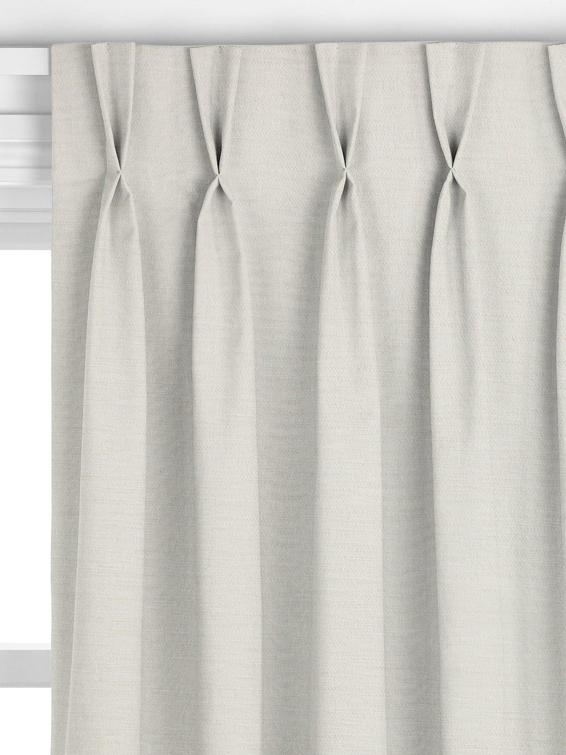 John Lewis made to measure curtains in oyster linen blend, imported from the UK