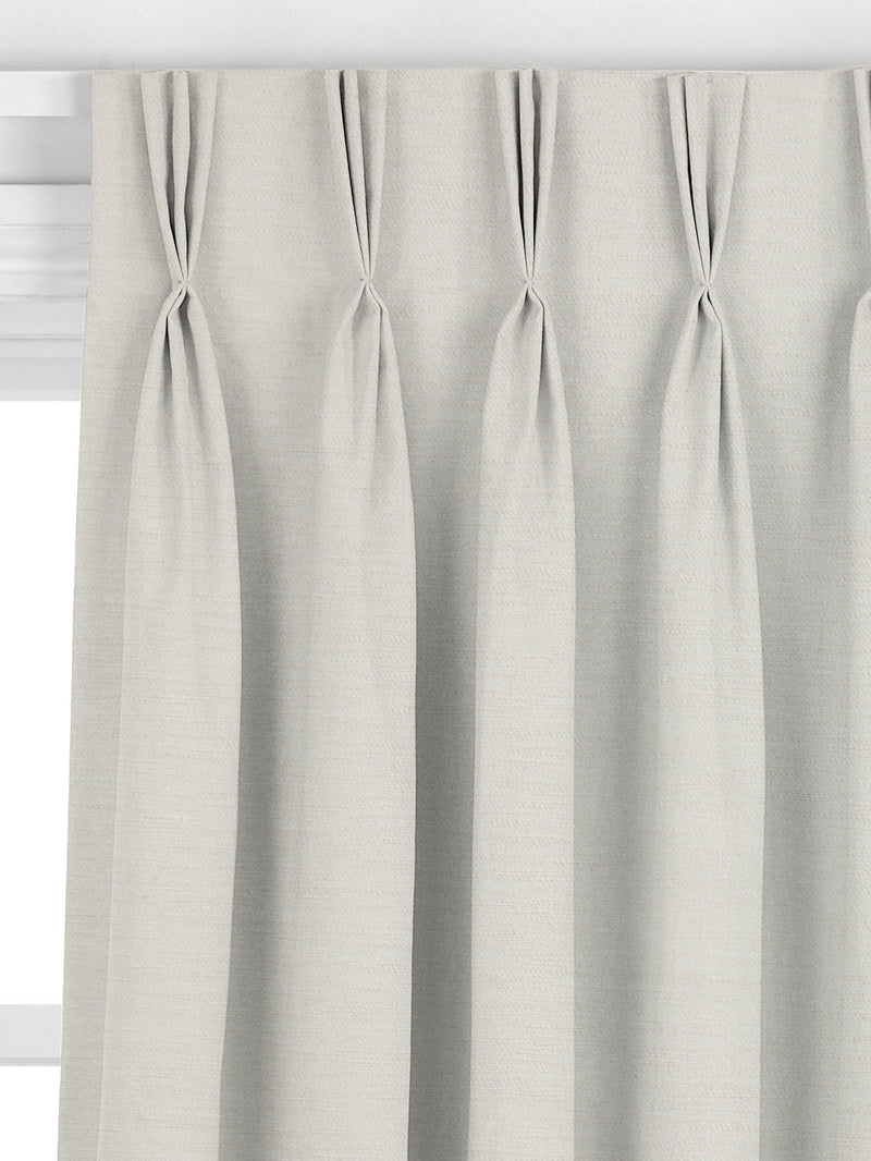John Lewis made to measure curtains in oyster linen blend, imported from the UK