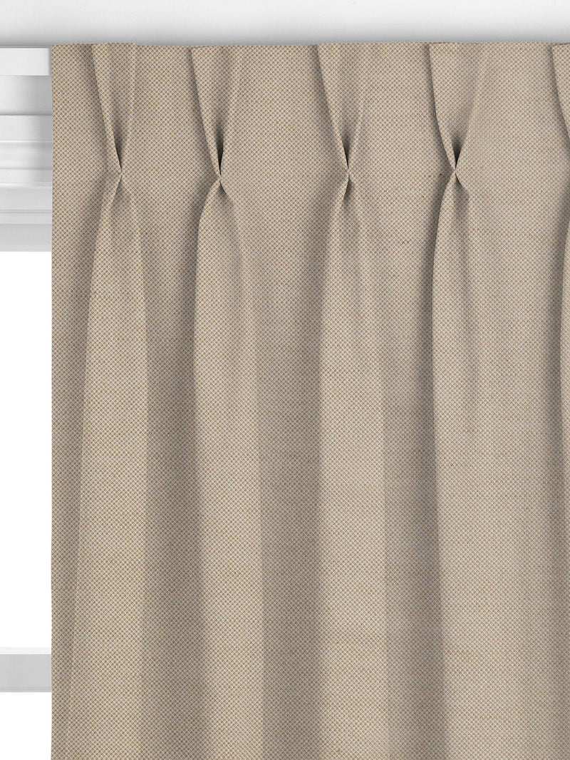 John Lewis butterscotch cotton jute curtain fabric, imported from the UK