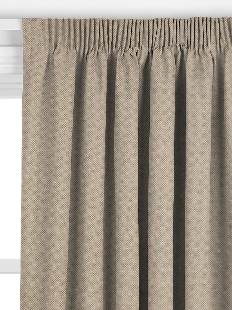 John Lewis butterscotch cotton jute curtain fabric, imported from the UK