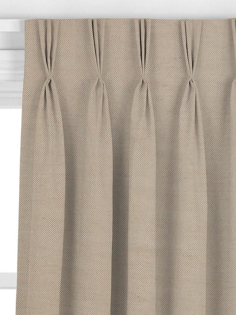 John Lewis butterscotch cotton jute curtain fabric, imported from the UK