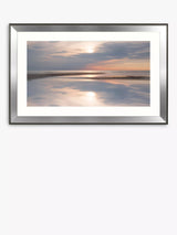 John Lewis John Lewis Mike Shepherd 'Calmness Descends' Framed Print & Mount Blue 70.5 x 110.5cm- Buy online at McGrocer