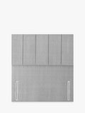 Silentnight Siena Full Height Headboard, Double, Light Grey