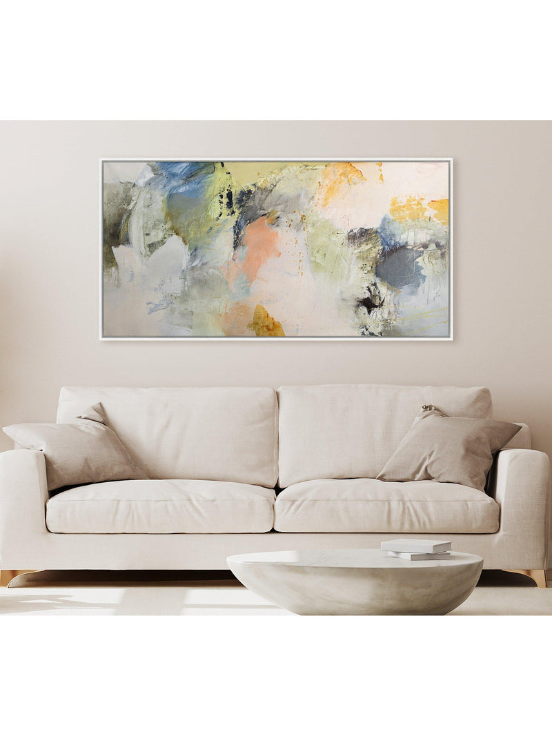 John Lewis framed abstract canvas print Formation 64x124cm, UK version