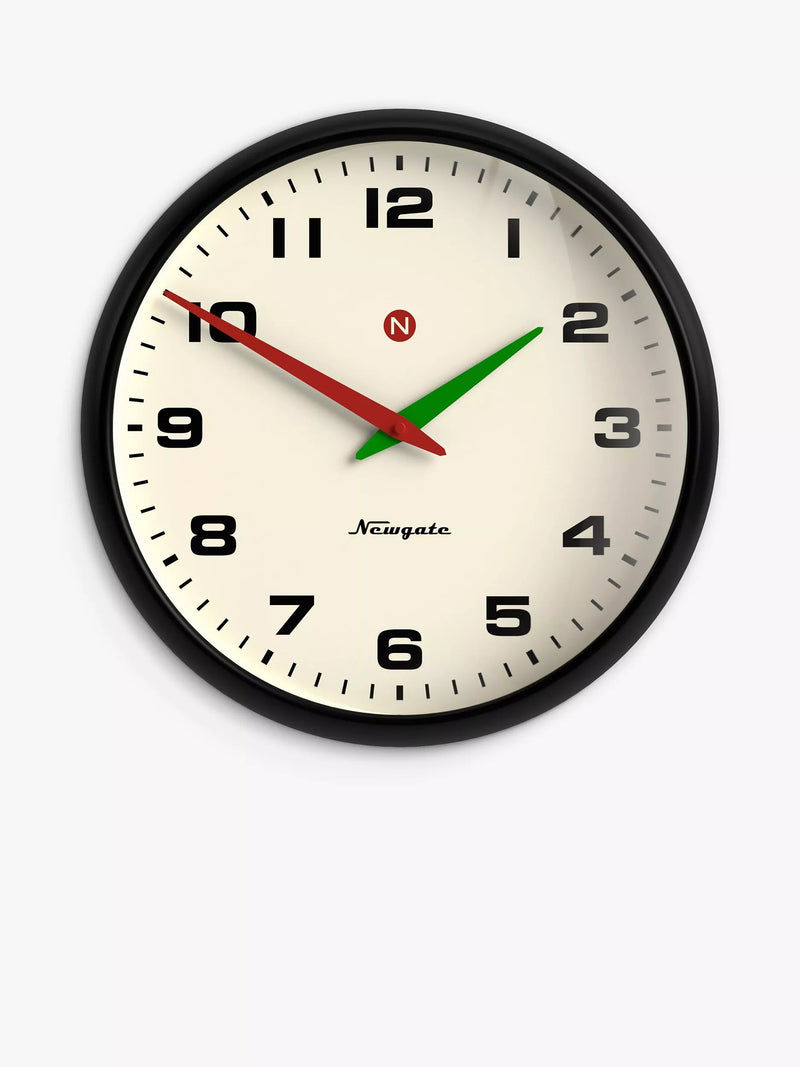Newgate Clocks retro wall clock 40cm, imported from the UK