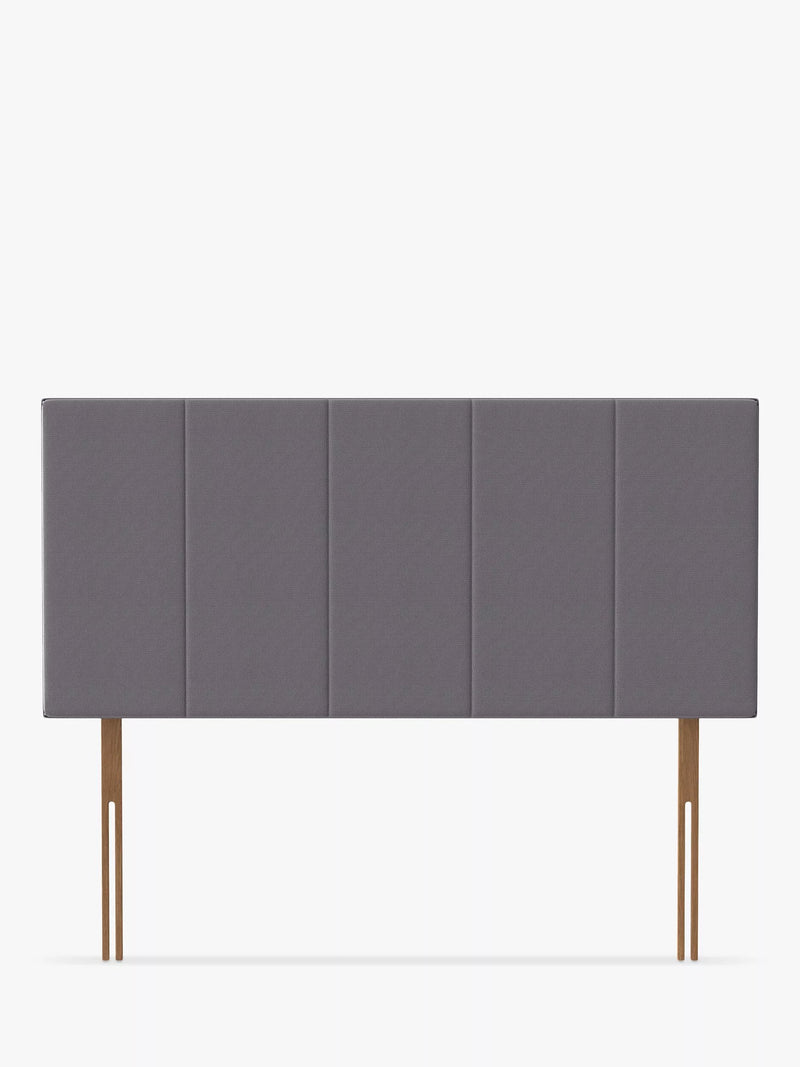 Silentnight Bresica Strutted Headboard, Double, Slate Grey