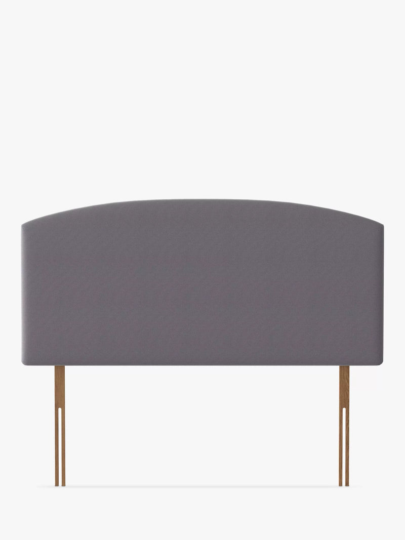 Silentnight Selene Strutted Headboard, Double, Slate Grey