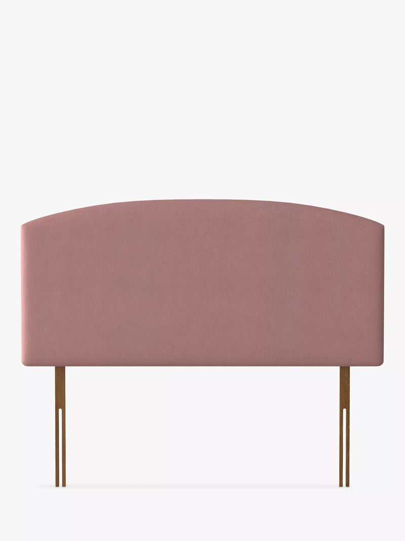 Silentnight Selene Strutted Headboard, Double, Dusky Pink