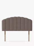 Silentnight Merlin Strutted Headboard, Double, Mink