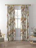 Laura Ashley gold floral curtains made to measure, imported from the UK