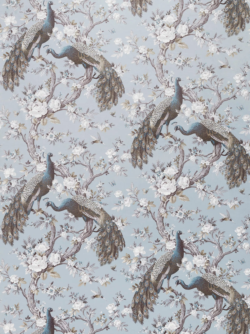 Laura Ashley Belvedere velvet furnishing fabric - British product