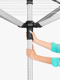 Brabantia rotary airer Lift-O-Matic 50m, UK version