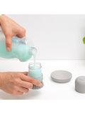 Brabantia soap dispensing dish brush in mid grey - British product