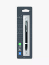 John Lewis PARKER IM Chrome Trim Ballpoint Pen, Black- Buy online at McGrocer
