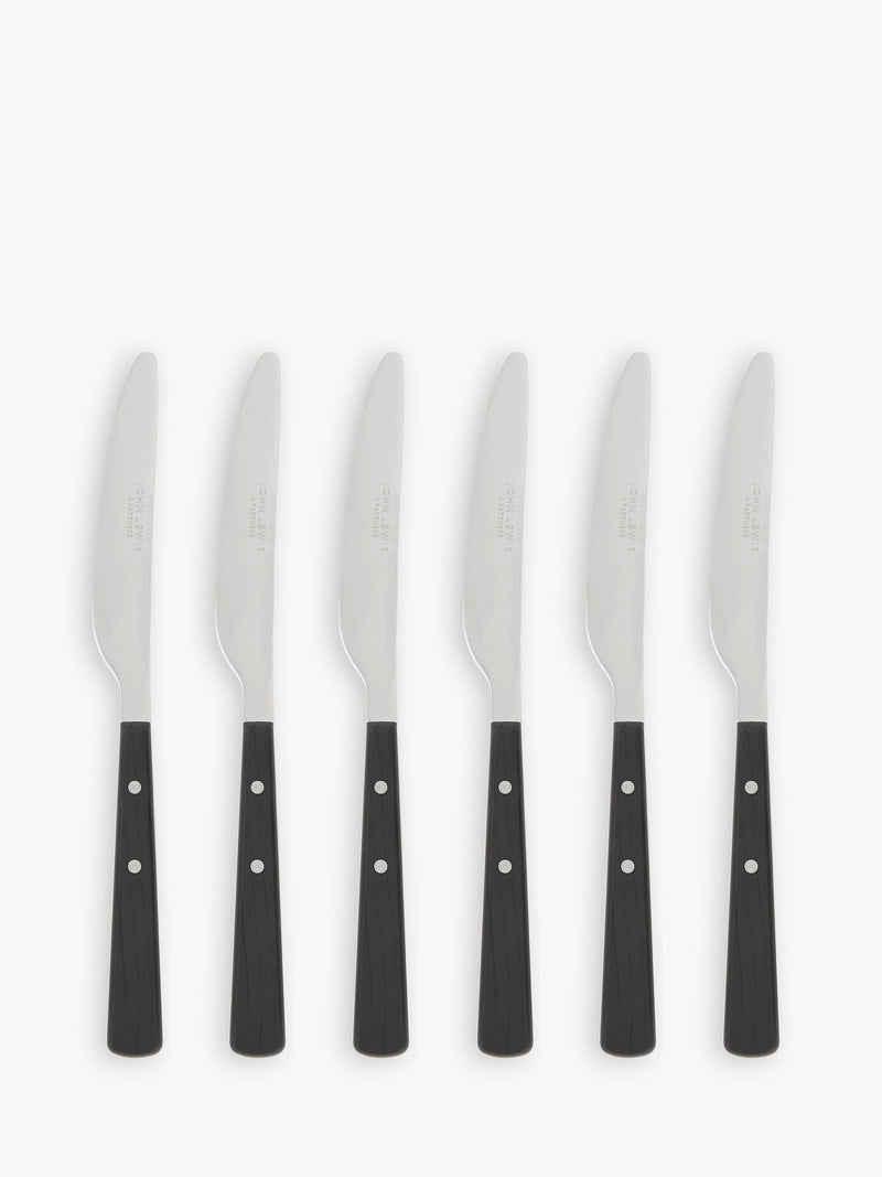 John Lewis Bevel stainless steel cutlery set 18 piece, UK version
