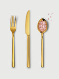 Gold Cutlery Set with 6 Pieces for 2 Place Settings
