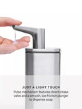 Simplehuman Pulse Pump Soap Dispenser Brushed Steel 473ml, imported from the UK