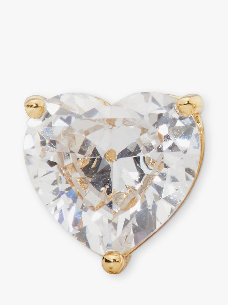 Kate Spade cubic zirconia heart stud earrings (British brand)