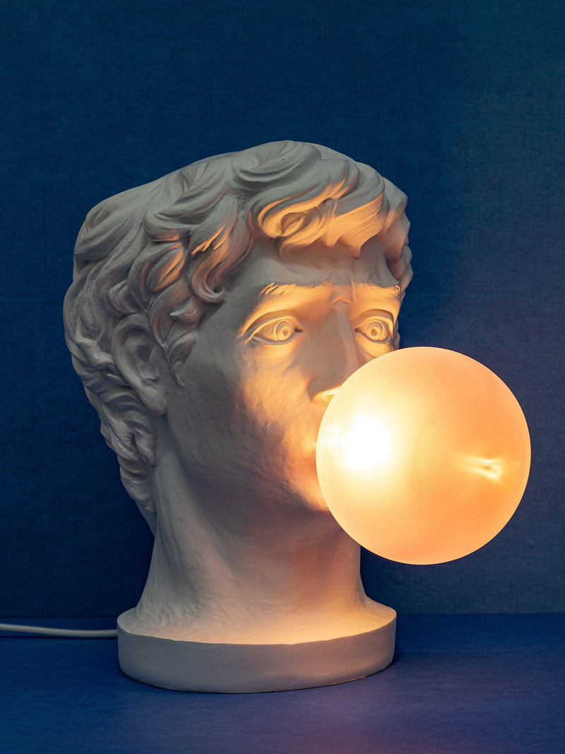 Seletti Wonder table lamp novelty bubblegum design, UK version