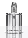 Simplehuman pulse pump soap dispenser brushed steel 295ml, imported from the UK