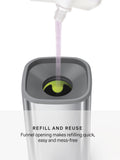 Simplehuman pulse pump soap dispenser brushed steel 295ml, imported from the UK