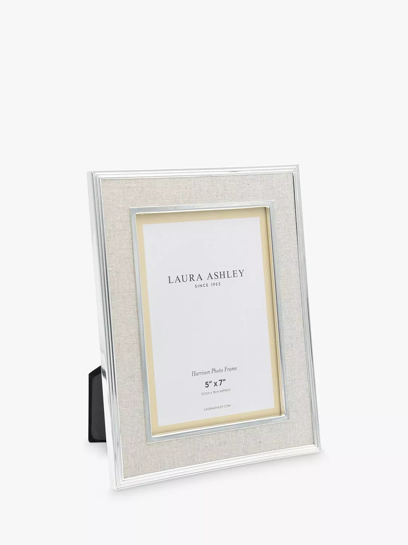 Laura Ashley Harrison Linen Photo Frame 5 x 7 inch (13 x 18 cm)