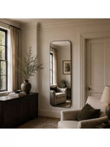 John Lewis Yearn Harstad Full Length Wall Mirror, 150 x 60cm, Black- Buy online at McGrocer