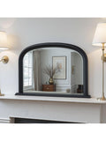 Yearn ribbed overmantel wall mirror 77x112cm (British brand)