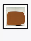 Tate Yellow Abstract framed print by Victor Pasmore 62x62cm (British brand)