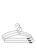 Brabantia clothes hangers Black/White set of 3 - British product