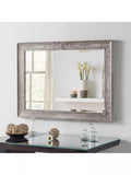 Yearn Wood-Effect Rectangular Wall Mirror