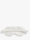 John Lewis silk eye mask white, UK version