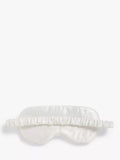 John Lewis silk eye mask white, UK version
