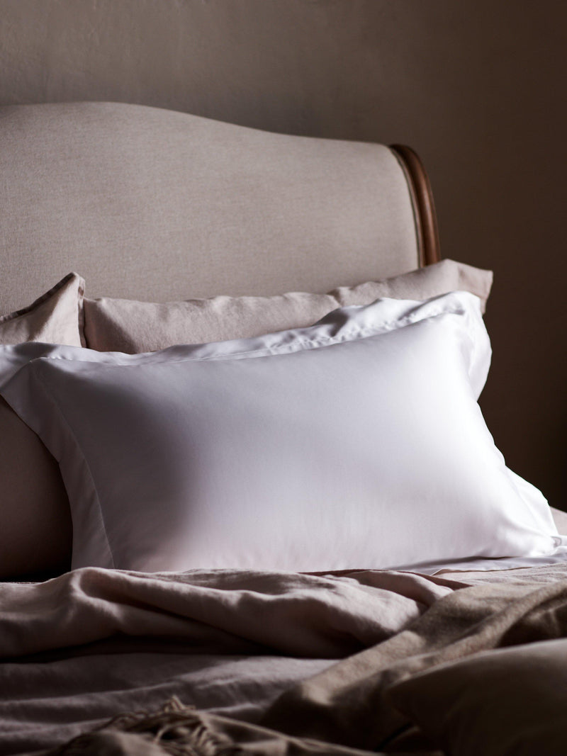 John Lewis Organic Mulberry Silk Oxford Pillowcase Standard, UK version