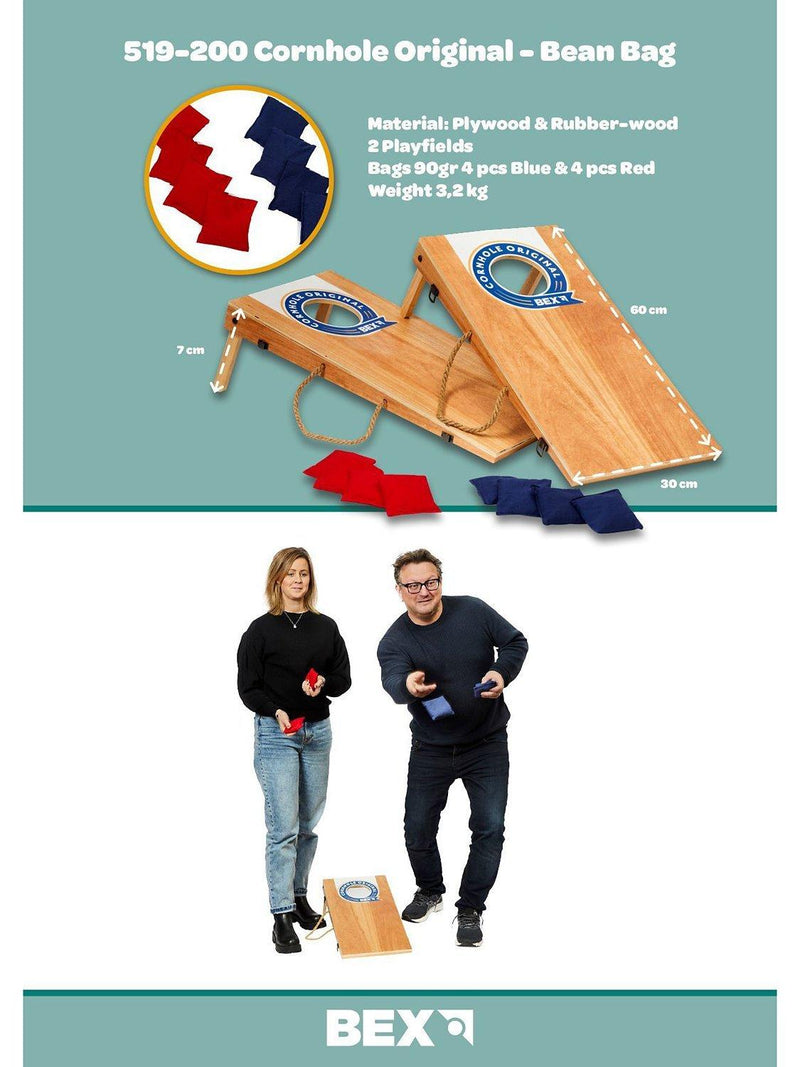 Bex Cornhole Original Bean Bag Game for outdoor parties (British brand)