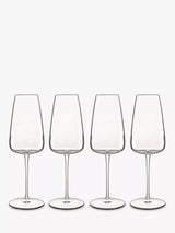 John Lewis Luigi Bormioli Talismano Prosecco Glass Set of 4 400ml Clear- Buy online at McGrocer