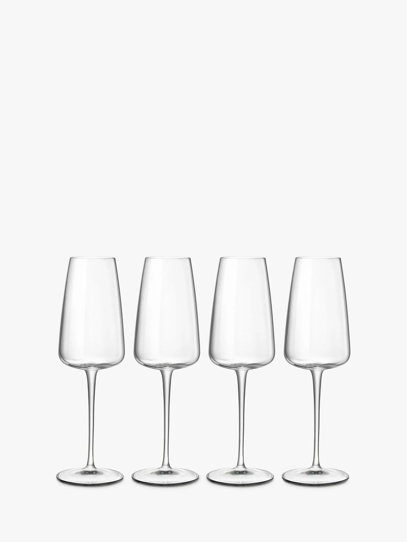 Luigi Bormioli Talismano champagne flute set of 4 210ml (British brand)
