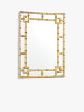Laura Ashley gold mock bamboo wall mirror 107x81cm (British brand)