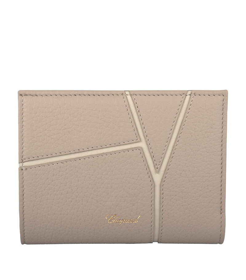 Chopard Diamond medium leather wallet with gold hardware UK version