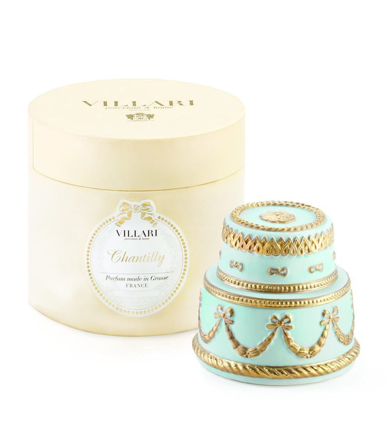 Villari Chantilly cake candle, imported from the UK