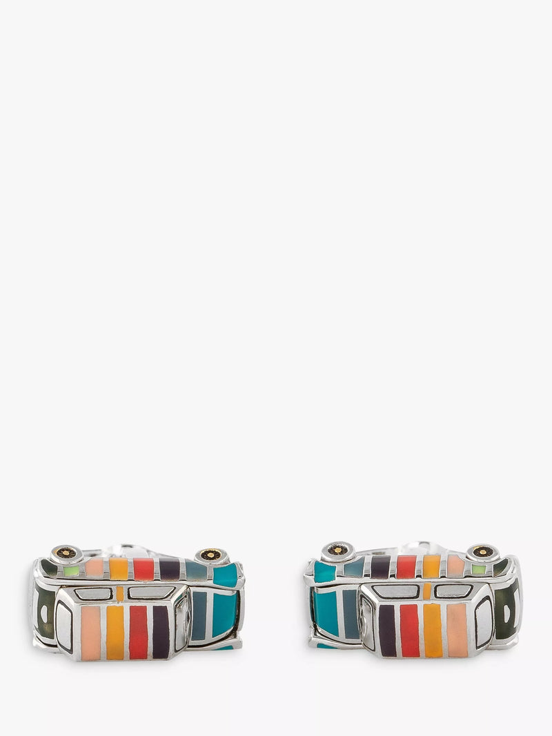 Paul Smith Artist Stripe mini car cufflinks UK version