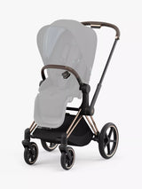 Rose Gold Pushchair Chassis with Reversible Seat and All-Wheel Suspension