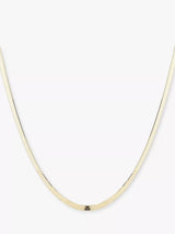 John Lewis LARNAUTI Double Herringbone Chain Necklace Gold- Buy online at McGrocer
